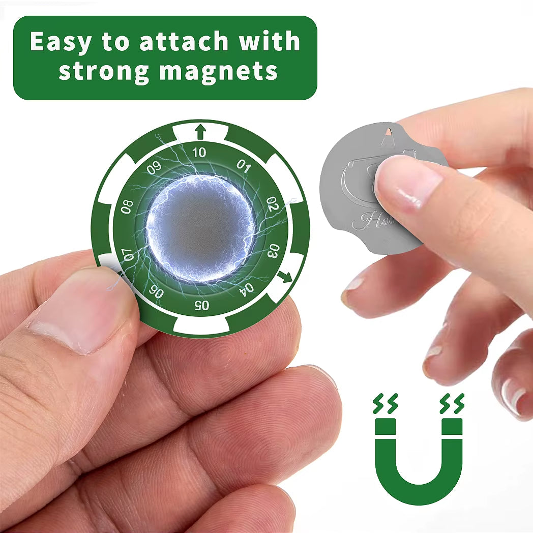 Golf Marker with Magnetic Hat Clip - High Precision Green Reading Aid - Perfect for All Golfers - Improve Putting Skills