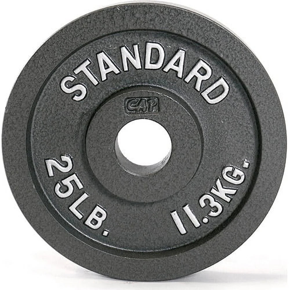 Barbell Gray Olympic Cast Iron Weight Plate, 245Lb Set