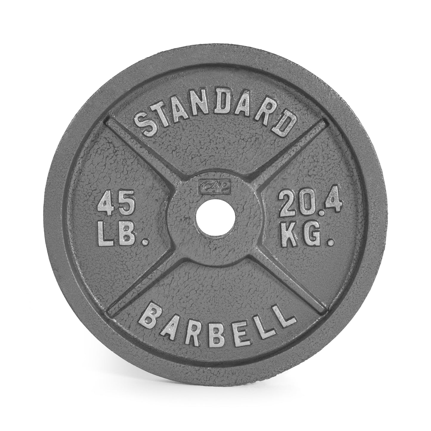 Barbell Gray Olympic Cast Iron Weight Plate, 245Lb Set