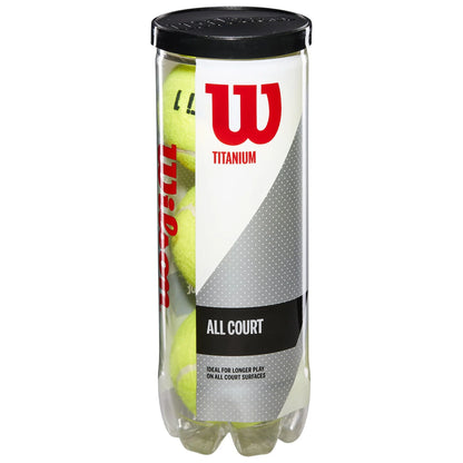 Titanium All Court Tennis Balls, 3 Ball Can